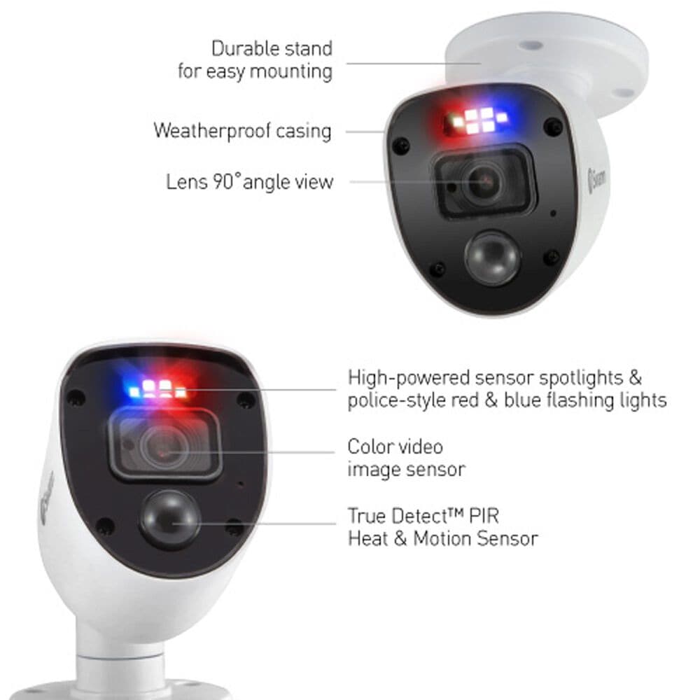 Swann Enforcer 1080P Full HD Add-On Security Camera in White, , large