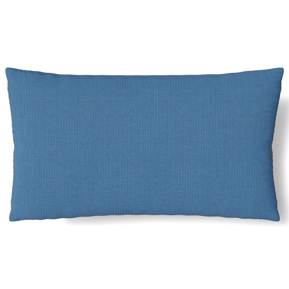 Ann Gish Lamina 14" x 24" Lumbar Throw Pillow in Blue, , large
