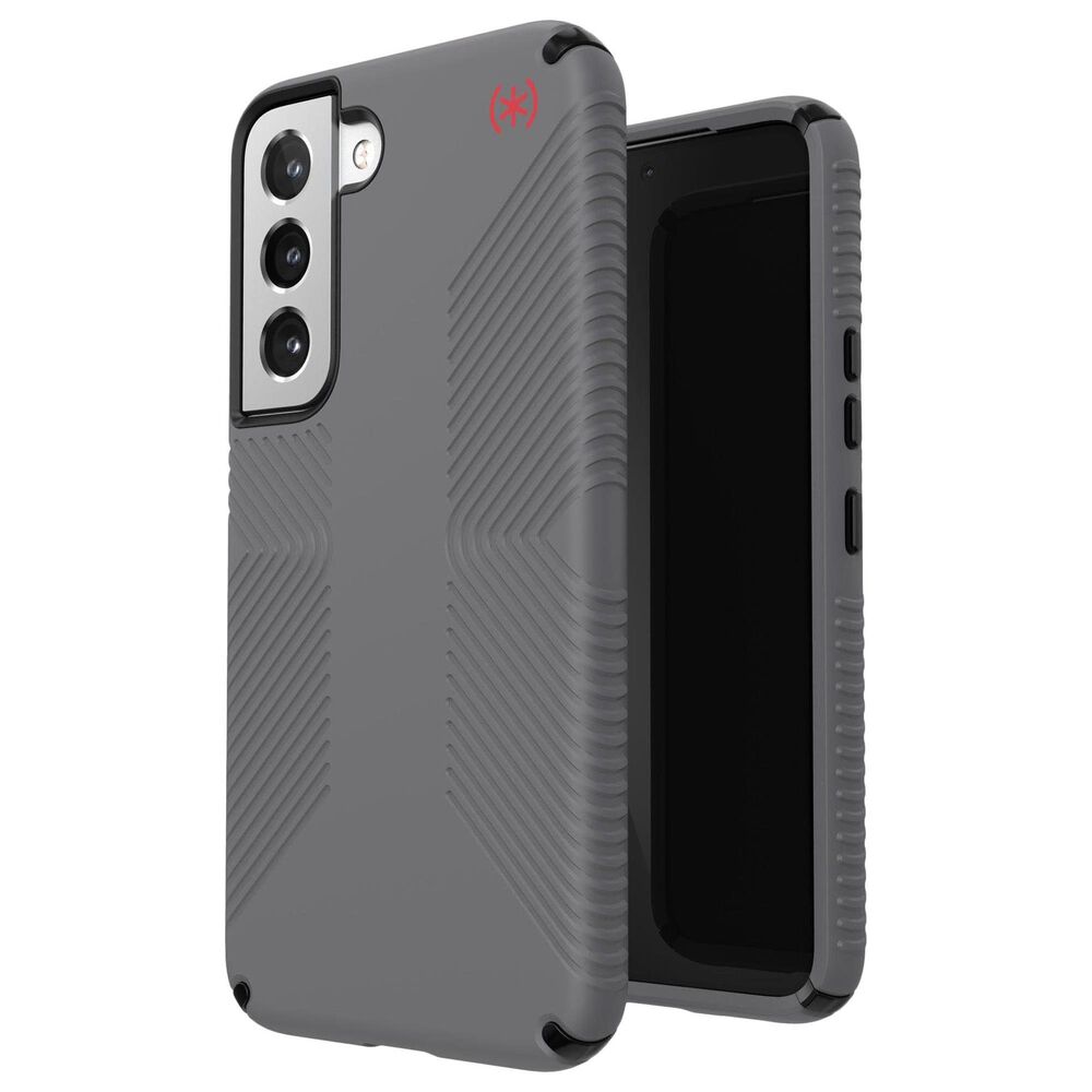 Speck Presidio2 Grip Case for Samsung Galaxy S22 in Graphite Grey and Black, , large