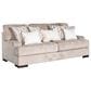 Ashley High Profile Stationary Sofa in Taupe, , large