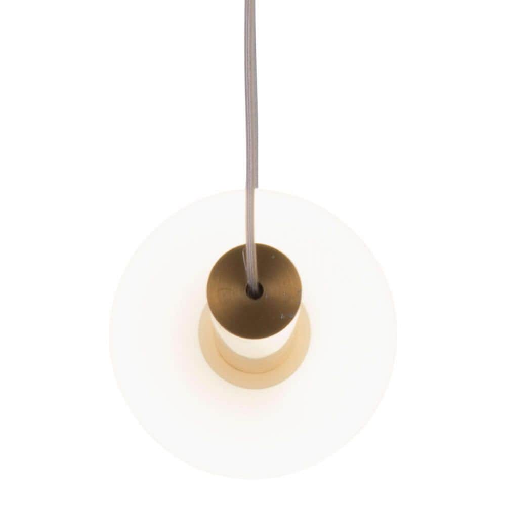 Zuo Modern Adeo Ceiling Lamp in Brass, , large