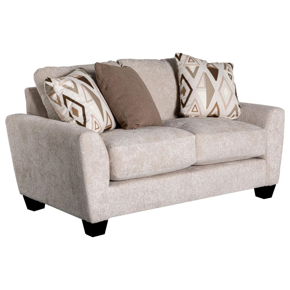 Michael Nicholas Designs Pinehurst Stationary Loveseat in Ward Platinum, , large
