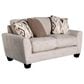 Michael Nicholas Designs Pinehurst Stationary Loveseat in Ward Platinum, , large