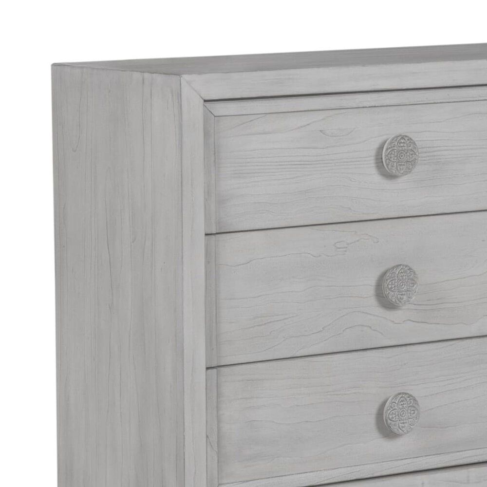Urban Home Boho Chic 6-Drawer Dresser in Washed White, , large