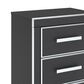 Ashley Zuraleus King Upholstered Platform Bed with Two Nightstands in Matte Black, , large
