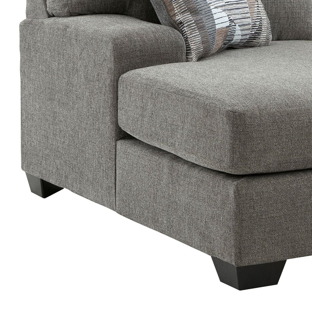 Ashley Clarington 3-Piece Symmetrical Sectional with Double Chaise in Greystone, , large