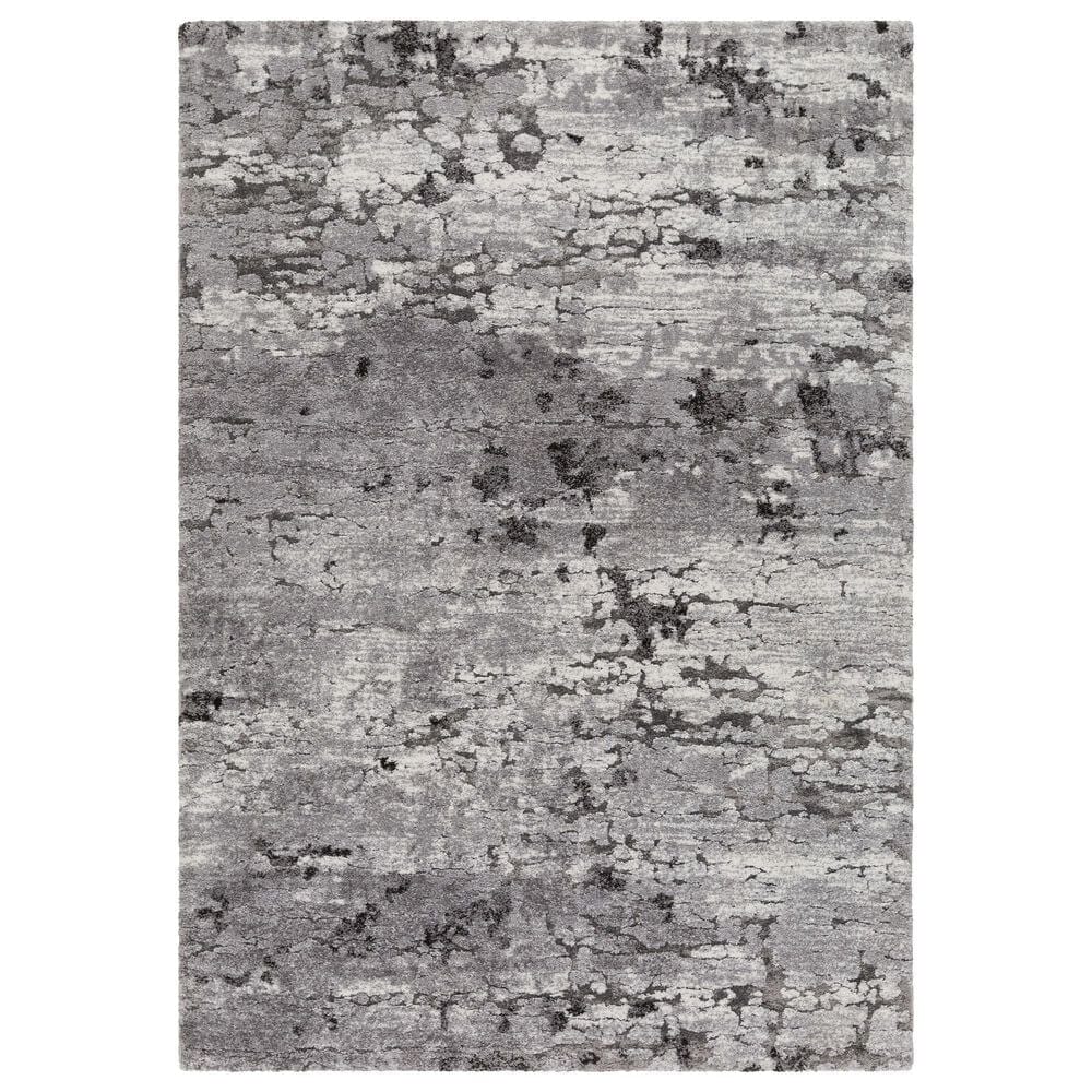 Surya Tuscany TUS-2310 5"3" x 7"3" Gray, Charcoal, Black and Ivory Area Rug, , large