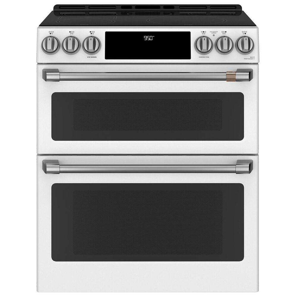 Cafe Handle and Knob Kit for Electric Range in Brushed Stainless, , large