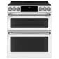 Cafe Handle and Knob Kit for Electric Range in Brushed Stainless, , large