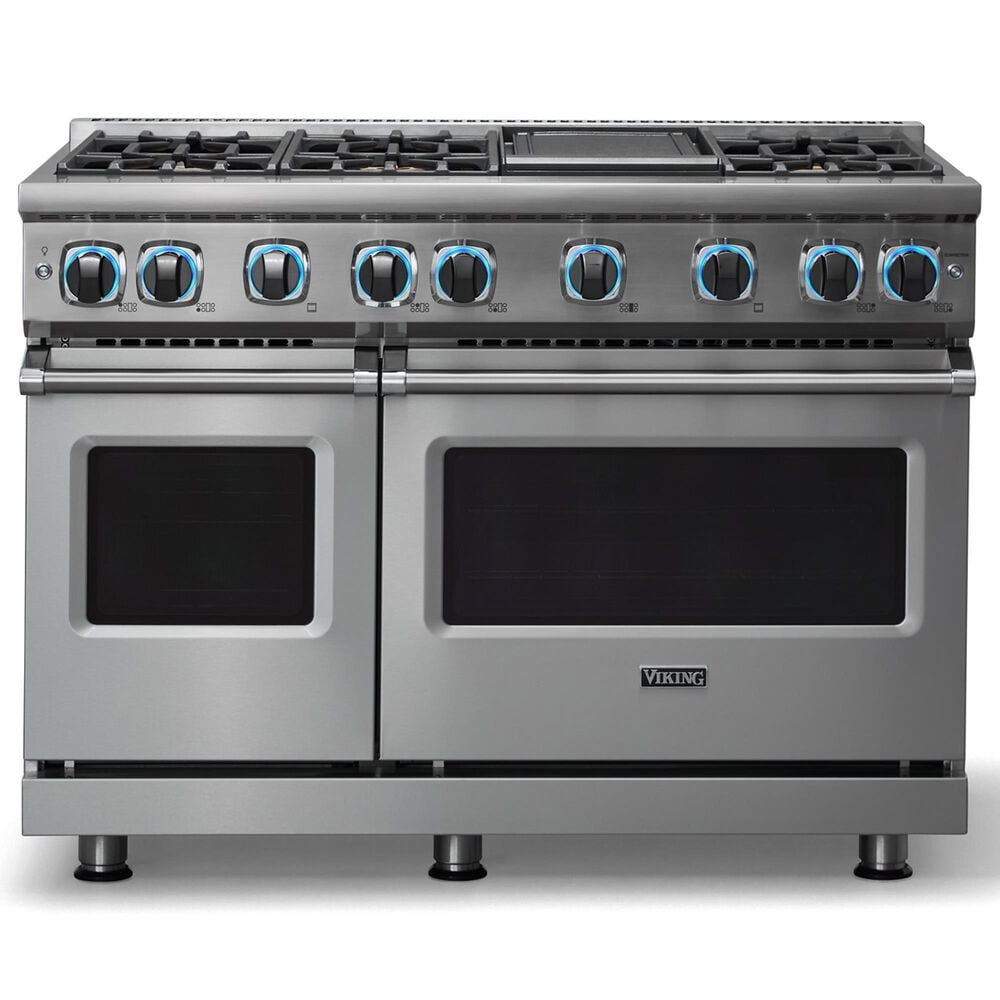 Viking Range 7 Series 48" Sealed Burner Gas Range in Stainless Steel, , large
