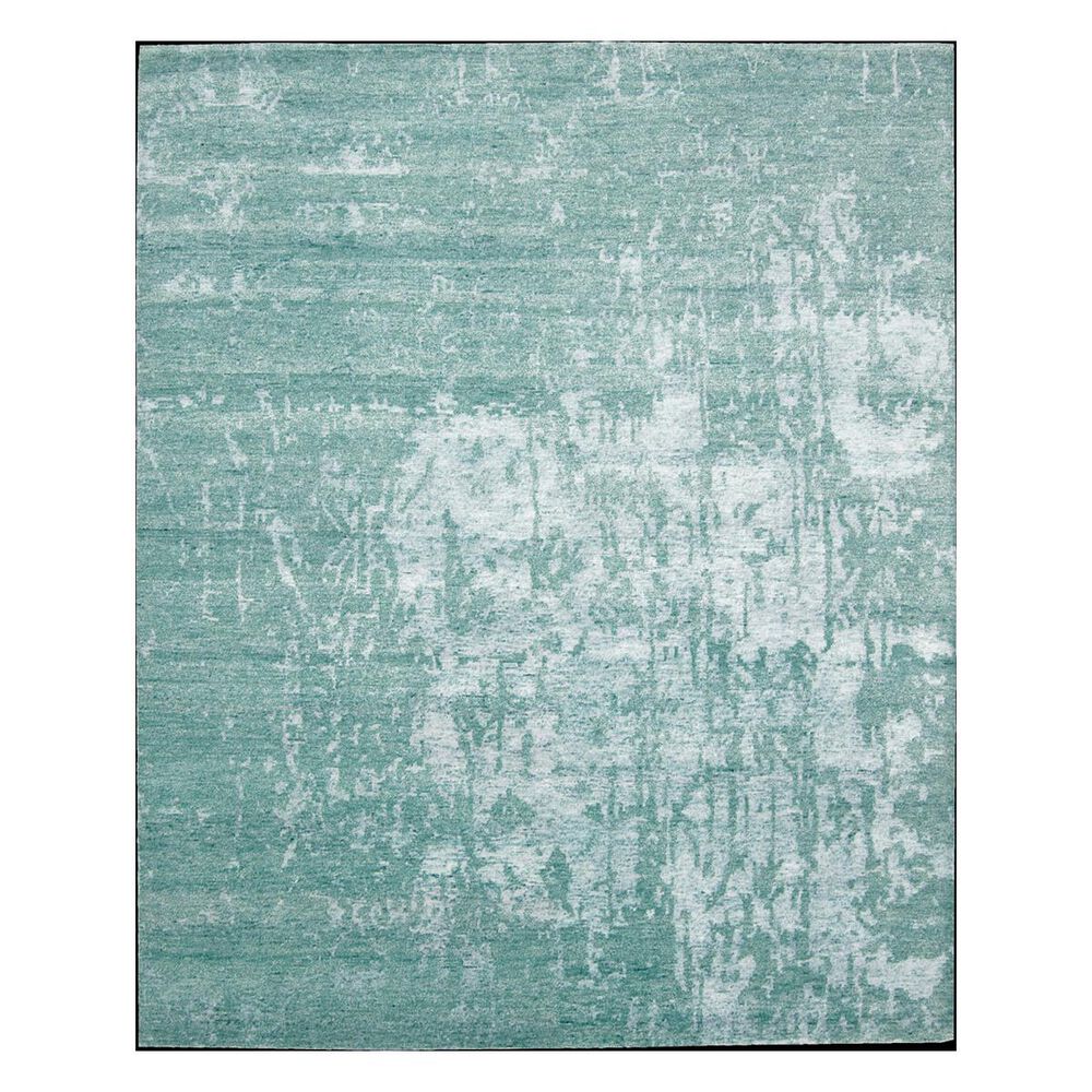 Nourison Silk Shadows SHA10 3'9" x 5'9" Marine Area Rug, , large