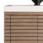 James Martin Vanities Linden 24" Single Bathroom Vanity in Whitewashed Walnut with 5 cm White Glossy Resin Top and Rectangular Sink, , large