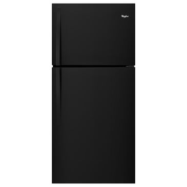 Whirlpool 19 Cu. Ft. Top-Freezer Refrigerator with LED Interior Lighting in Black, , large