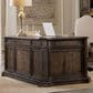 Hooker Furniture Rhapsody Executive Desk in Medium Wood, , large