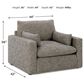 Ashley Dramatic Chair and a Half in Granite, , large