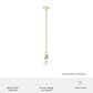 Hunter Klein 6" 1-Light Pendant with Clear Shade in Alturas Gold, , large