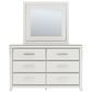 Ashley Zuraleus 5-Piece King Upholstered Storage Bedroom Set in Matte White, , large