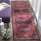 Safavieh Evoke EVK275S 2"2" x 21" Fuchsia and Orange Runner, , large