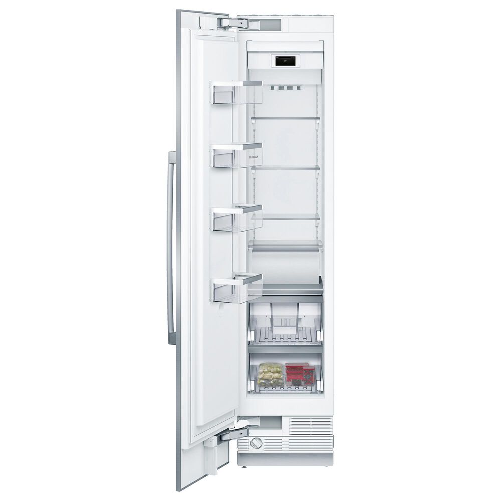 Bosch Benchmark 18" Built-In Custom Panel Single Door Freezer in Stainless Steel, , large