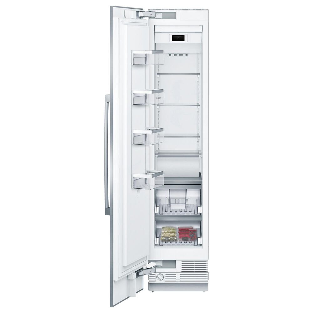 Bosch Benchmark 18" Built-In Custom Panel Single Door Freezer in Stainless Steel, , large