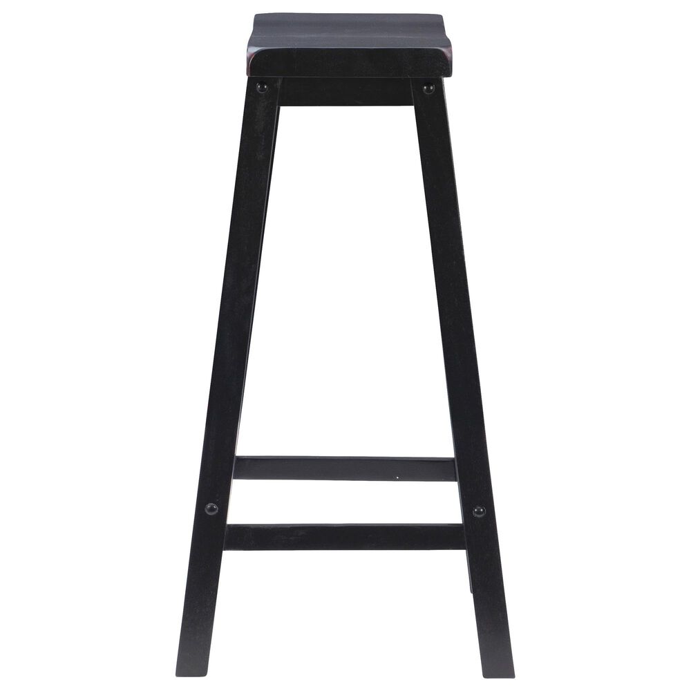 Linon Home Decor Beamon Bar Stool in Antique Black, , large