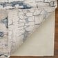 Feizy Indio 3"11" x 6" Blue and Beige Area Rug, , large