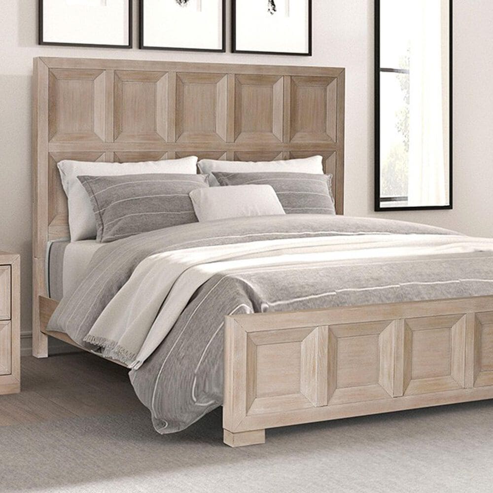 Furniture of America Hatton Cross King Panel Bed in Weathered Black, , large