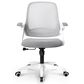 HOMLUX Swivel Ergonomic Office Chair with Flip Up Arms in Gray, , large