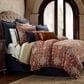 HiEnd Accents Melinda 3-Piece Queen Comforter Set in Rustic Red, Navy, Cream, Sage Green and Tan, , large