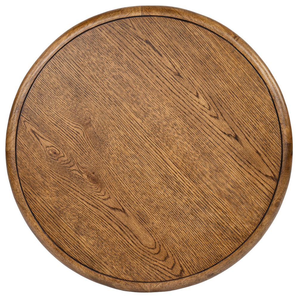 Nicolette Home Tanner Round End Table in Tawny Brown, , large