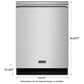 Viking Range 24" Dishwasher w/Installed Professional Stainless Steel Panel, , large