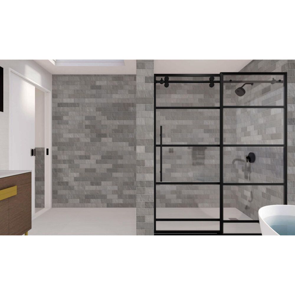 Soho Studio Serena Grey 3" x 8" Ceramic Tile, , large