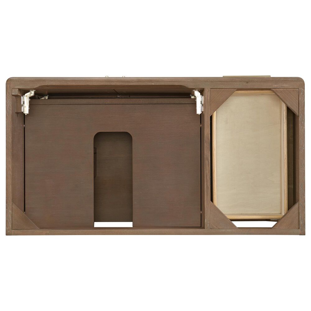 37B Mertola 36" Single Bathroom Vanity Cabinet in Walnut Drift with White Composite Stone Top and Backsplash, , large