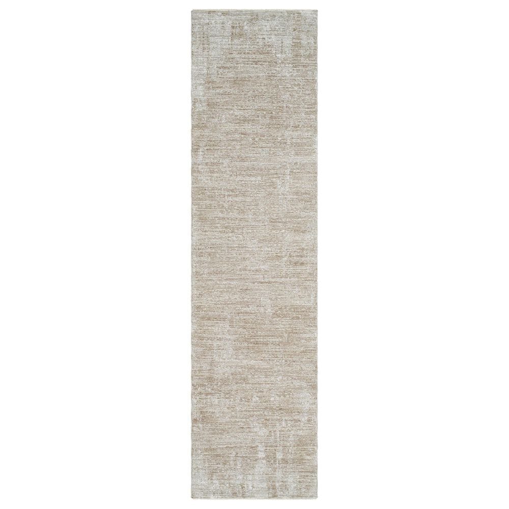 Surya Masterpiece MPC-2322 Medium Gray, Light Gray and Cream 2&#39;7&quot; x 10&#39; Runner, , large