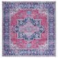 Safavieh Serapi SEP323 6"7" Square Red and Navy Area Rug, , large