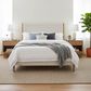 37B Kamelia Queen Platform Bed in Sand, , large