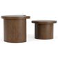 Riverside Furniture Santa Cruz 2-Piece Bunching Cocktail Table Set in Whiskey Oak, , large