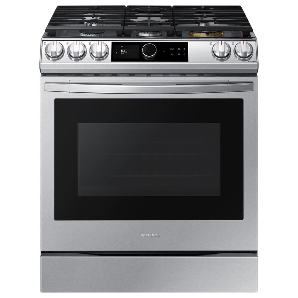 Samsung 6.0 Cu. Ft. Front Control Slide-in Gas Range with Smart Dial, Air Fry and Wi-Fi in Stainless Steel, , large
