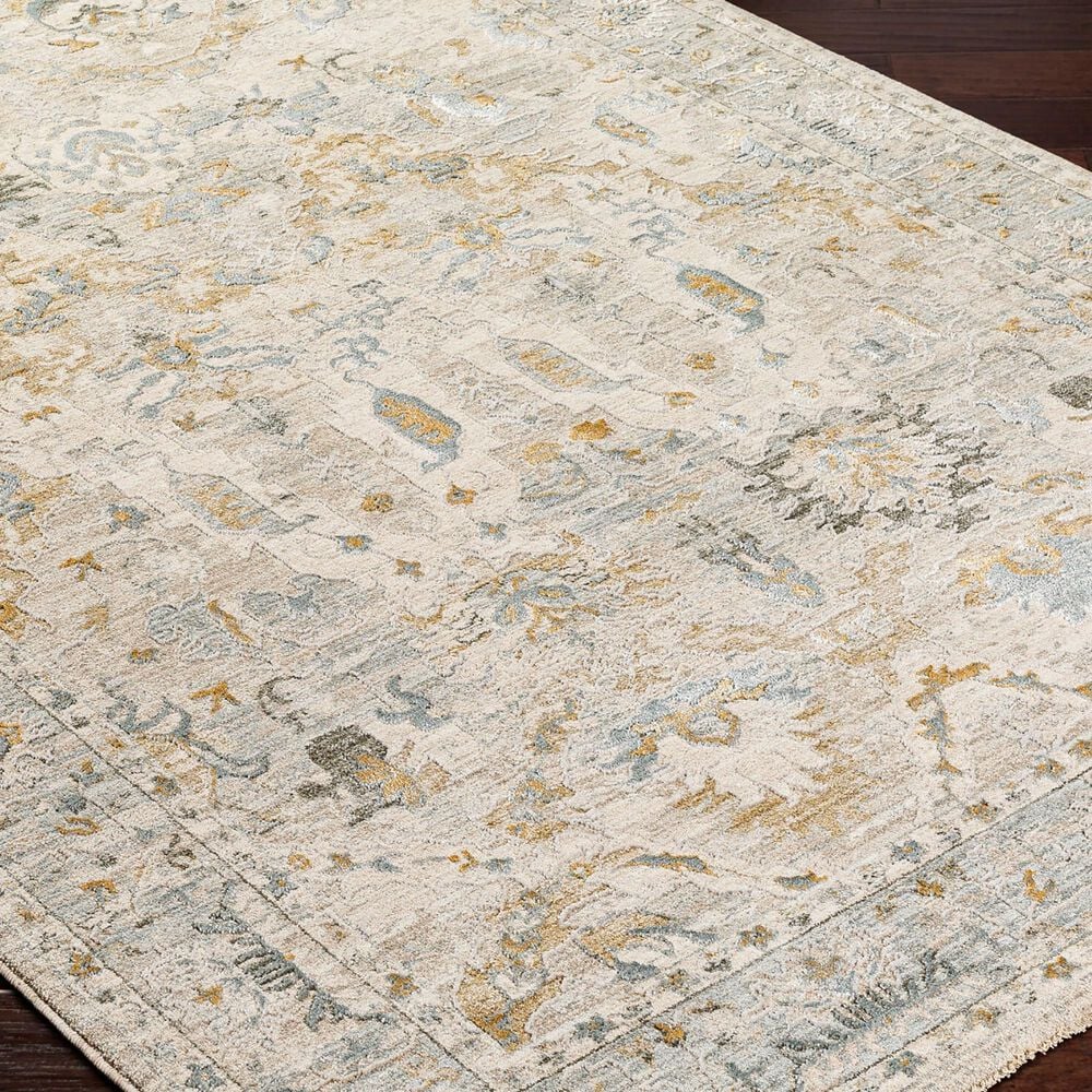 Surya Dresden Off-White, Taupe, Dusty Sage, Deep Teal, Light Gray, Olive and Mustard 10&#39; x 13&#39;11&quot; Area Rug, , large