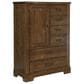 Viceray Collections Cool Rustic 6-Drawer Standing Chest in Amber, , large