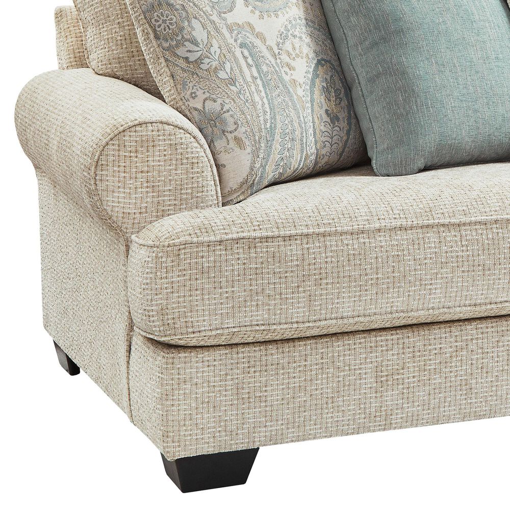 Ashley Monaghan Stationary Sofa in Sandstone, , large