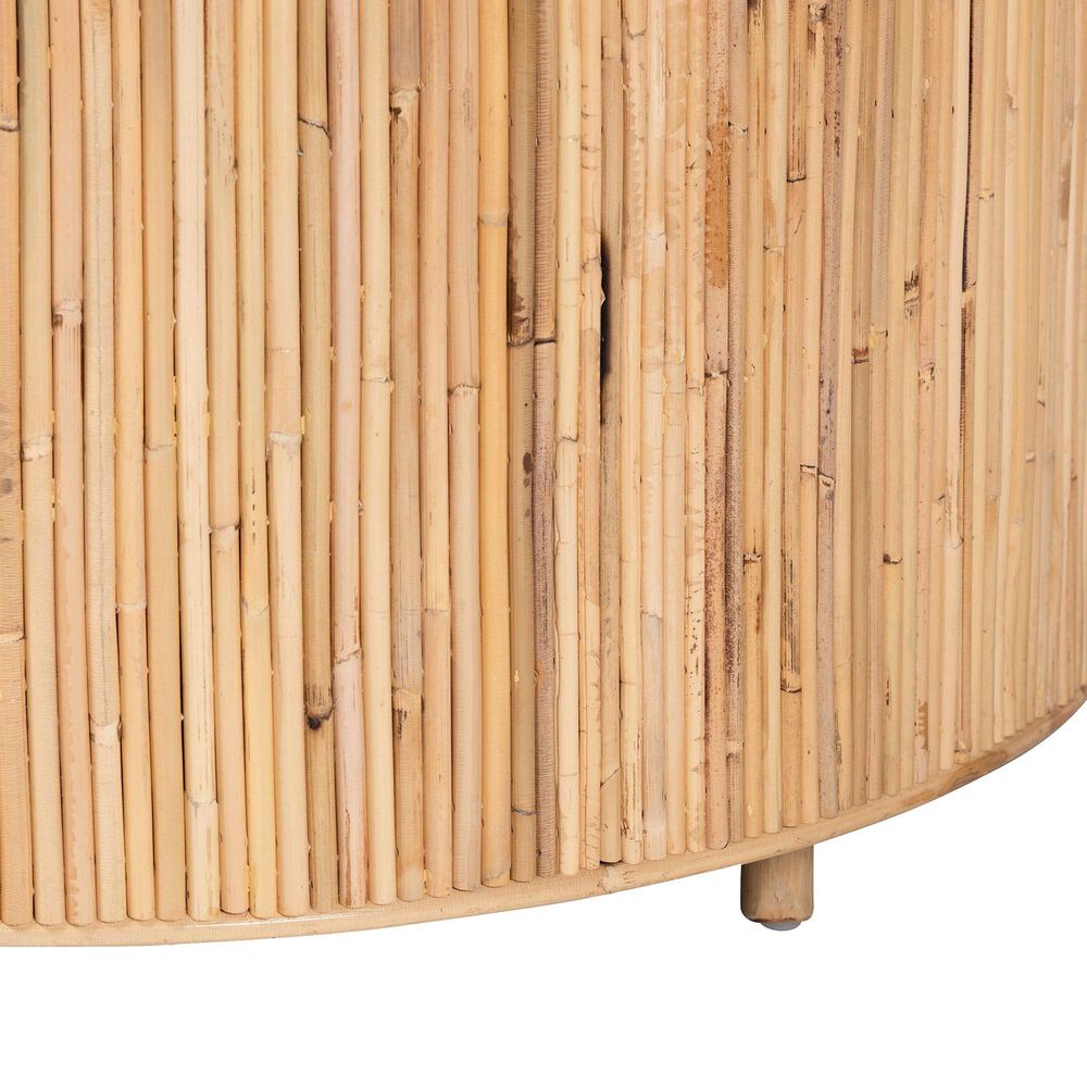Baxton Studio Miami Coffee Table in Light Honey, , large