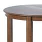 Jofran Carson Round Extension Table in Oak - Table Only, , large