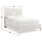 Ashley Paxberry Queen Panel Bed in Whitewash, , large