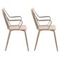 LumiSource Preston Farmhouse Accent/dining Chair in Antique Copper and Whitewashed Wood by LumiSource - Set of 2, , large