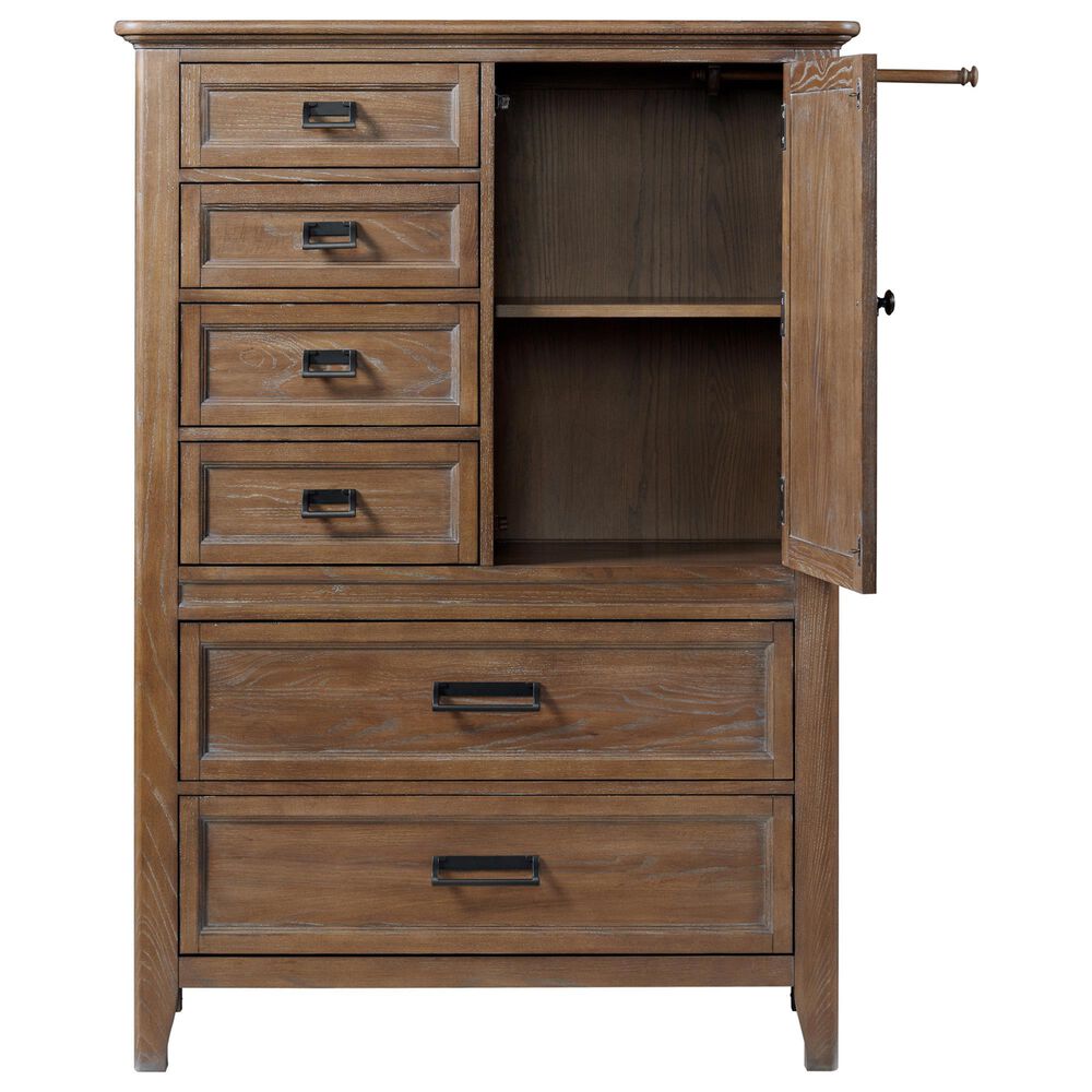 Hawthorne Furniture Alta 6 Drawer Gentleman&#39;s Chest in Harvest Brown, , large