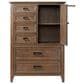 Hawthorne Furniture Alta 6 Drawer Gentleman"s Chest in Harvest Brown, , large
