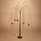 The Gerson Company 5" Willow Tree with Bats and Dual Color Lights in Black, , large