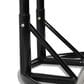 Leisuremod Patio 2-Seat Hanging Egg Swing Chair with Orange Cushion in Charcoal, , large