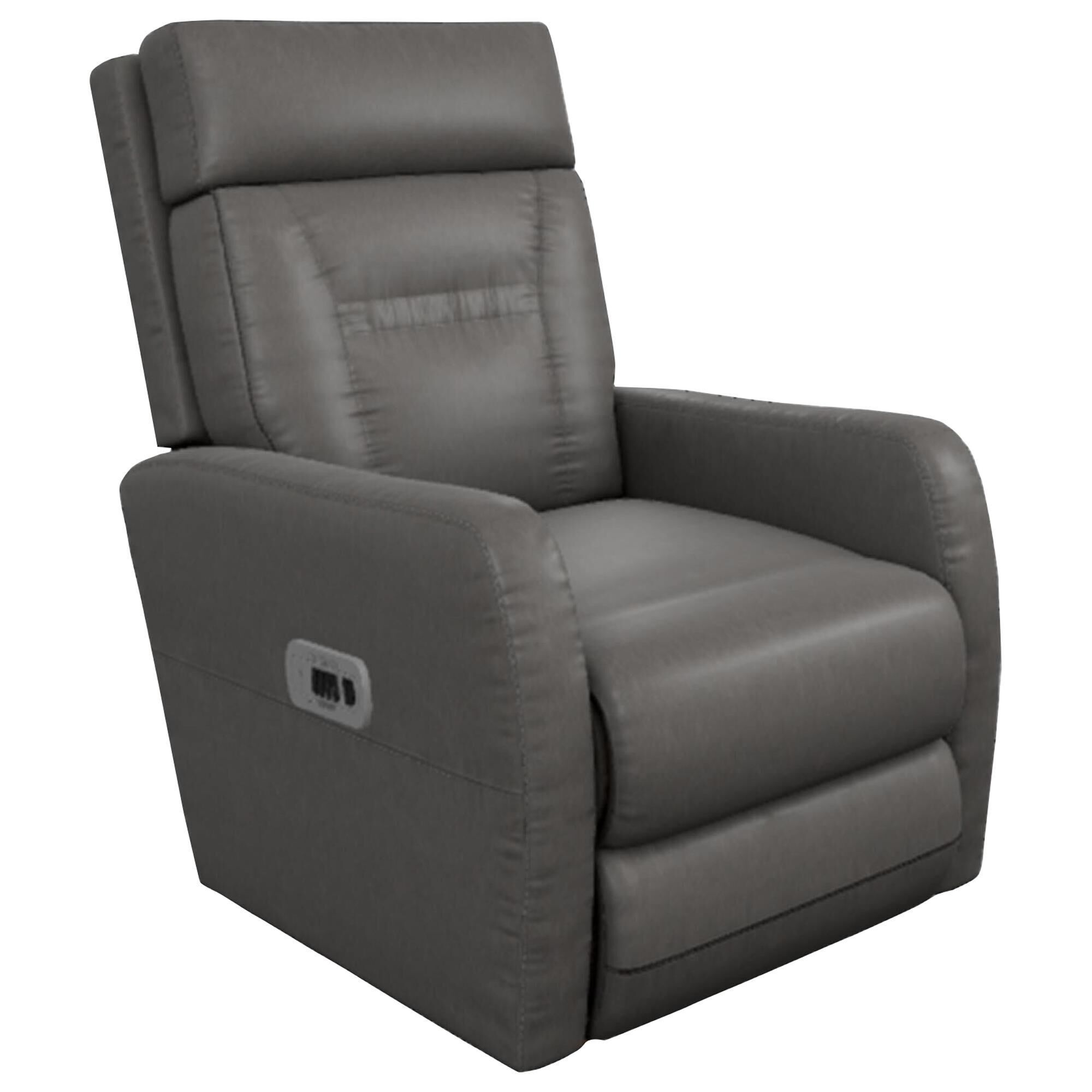 La-Z-Boy Lennon Power Rocker Recliner with Tall Base in Elite Charcoal